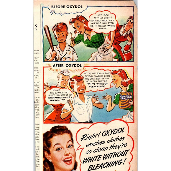 Vintage Print Ad Oxydol Safe For Colors Laundry Soap Cory Glass Coffee Brewer - Picture 2 of 4
